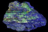 Azurite and Malachite Crystal Cluster - Congo #115453-2